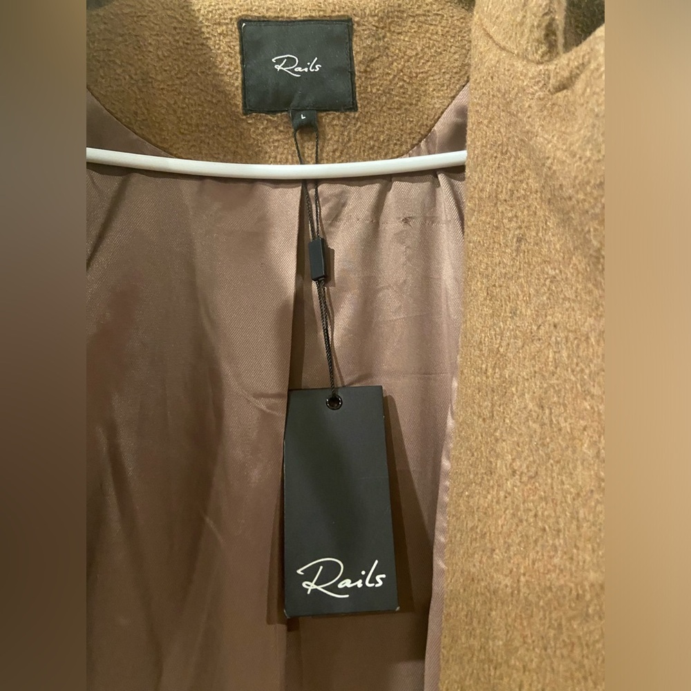 Rails Nadine Wool Blend Coat - L - Picture 7 of 13